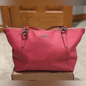 Coach Pink Tote Bag